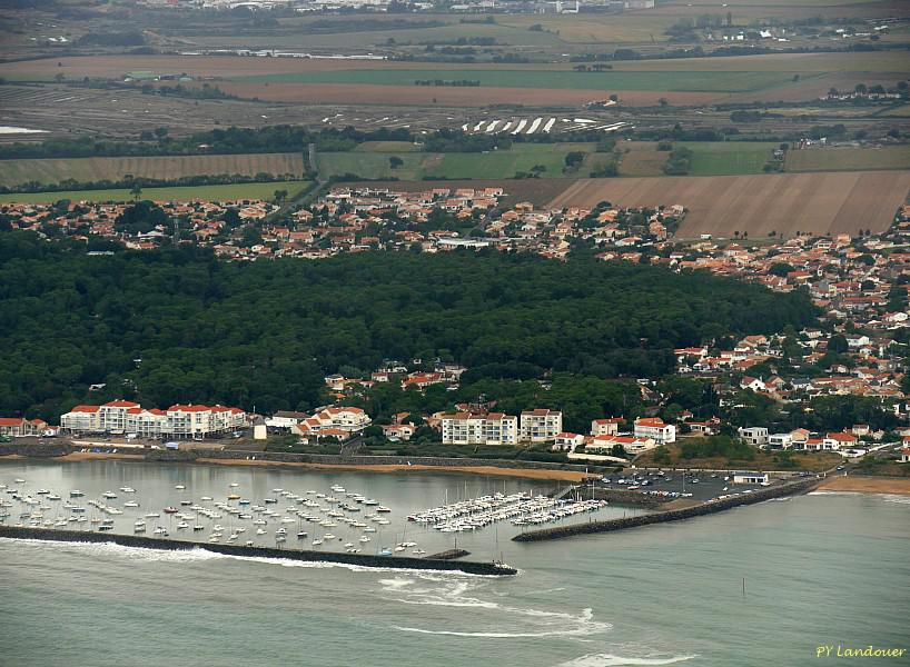 La Rochelle vu d'en haut, Côte vendéenne, île de Noirmoutier,île d'Yeu, vues d'avion