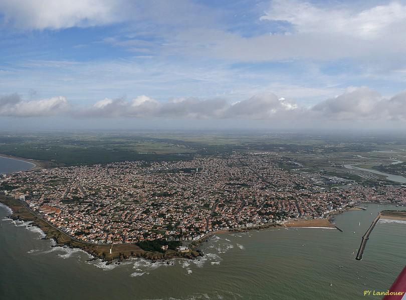 La Rochelle vu d'en haut, Côte vendéenne, île de Noirmoutier,île d'Yeu, vues d'avion