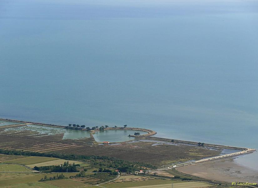 La Rochelle vu d'en haut, Côte vendéenne, île de Noirmoutier,île d'Yeu, vues d'avion
