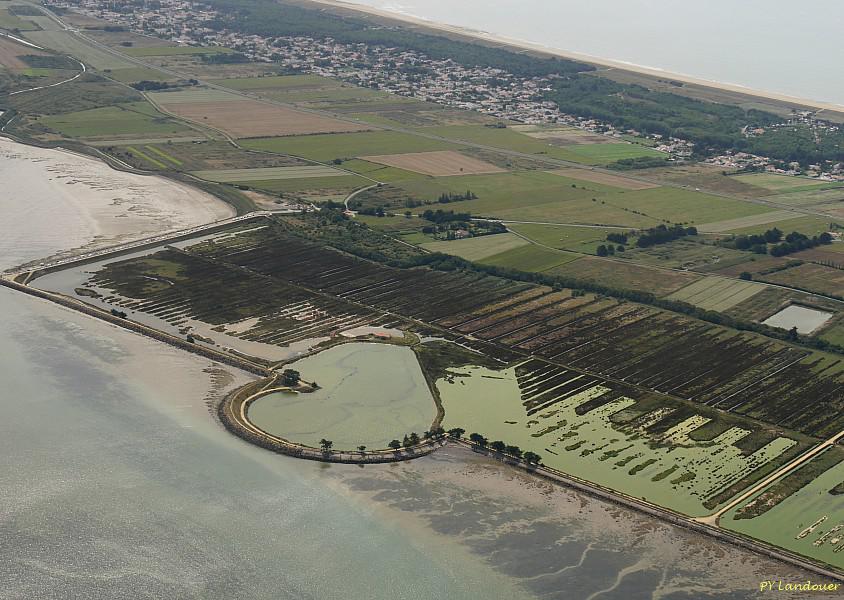 La Rochelle vu d'en haut, Côte vendéenne, île de Noirmoutier,île d'Yeu, vues d'avion
