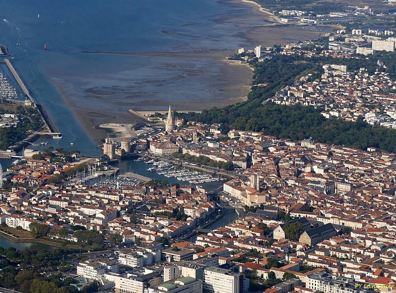 La Rochelle vu d'en haut, La Rochelle et côte sud, vues d'avion