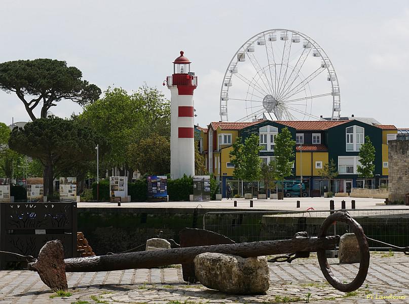 La Rochelle vu d'en haut, cours des Dames et tour de la Chaîne