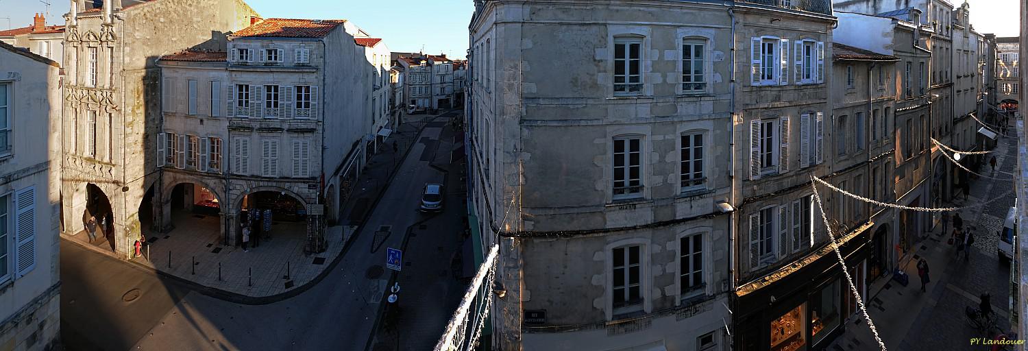 La Rochelle vu d'en haut, Hôtel de Ville, Rue des Gentilshommes