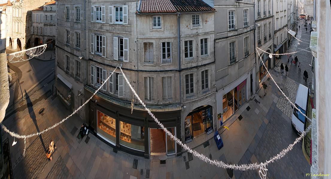 La Rochelle vu d'en haut, Hôtel de Ville, Rue des Gentilshommes
