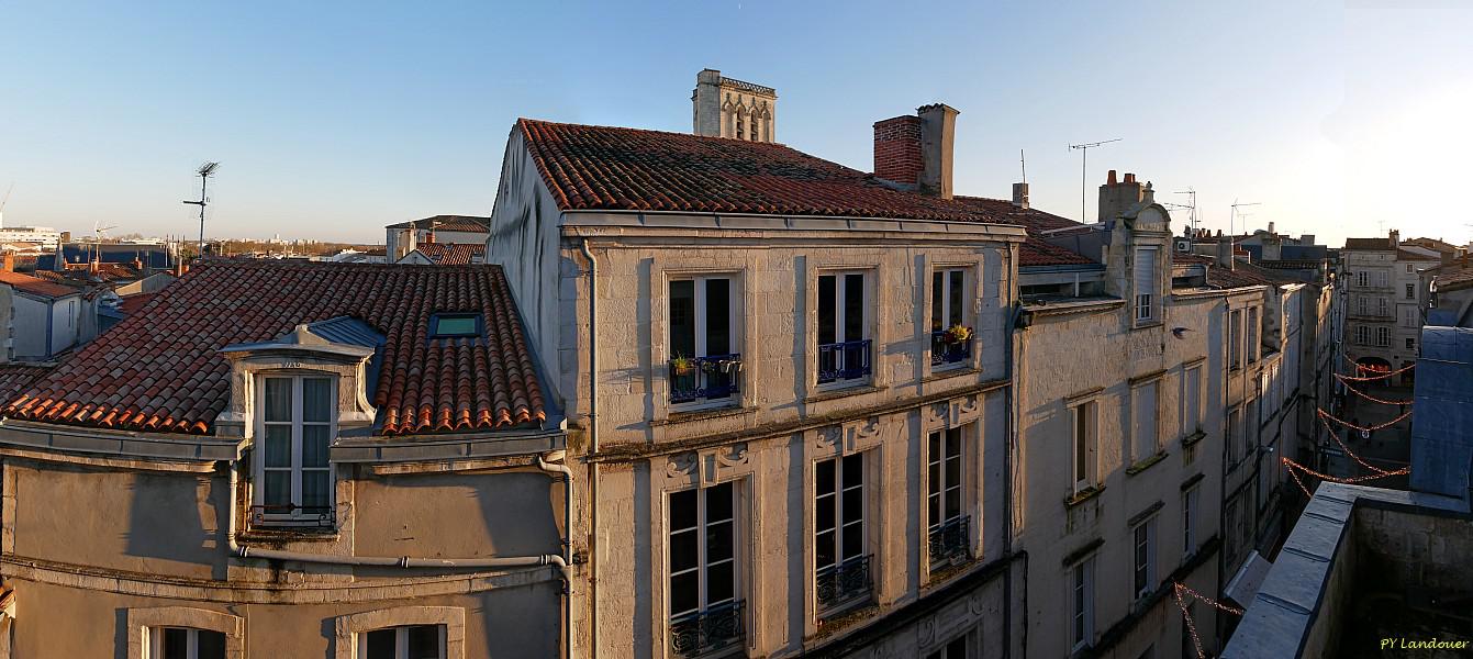 La Rochelle vu d'en haut, Hôtel de Ville, Rue des Gentilshommes