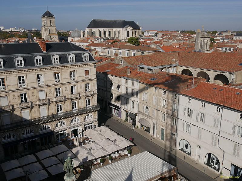 La Rochelle vu d'en haut, H&ocirc;tel de Ville, vues depuis la grue