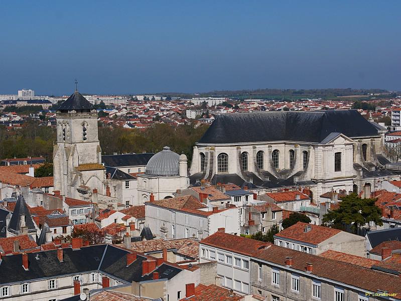 La Rochelle vu d'en haut, H&ocirc;tel de Ville, vues depuis la grue