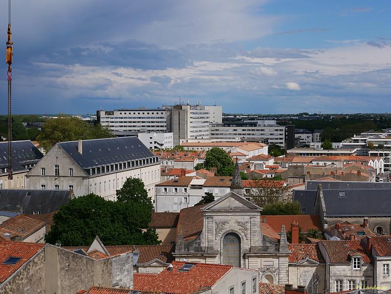 La Rochelle vu d'en haut, H&ocirc;tel de Ville, vues depuis la grue
