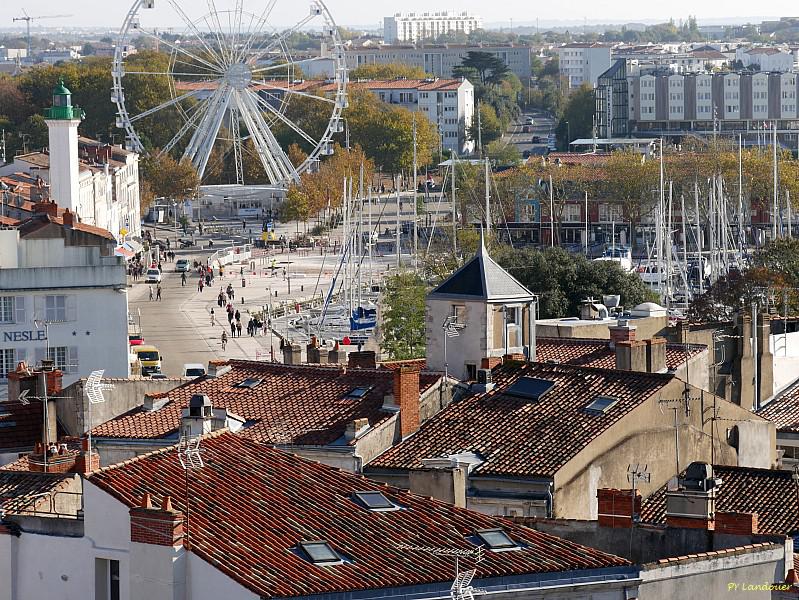 La Rochelle vu d'en haut, H&ocirc;tel de Ville, vues depuis la grue