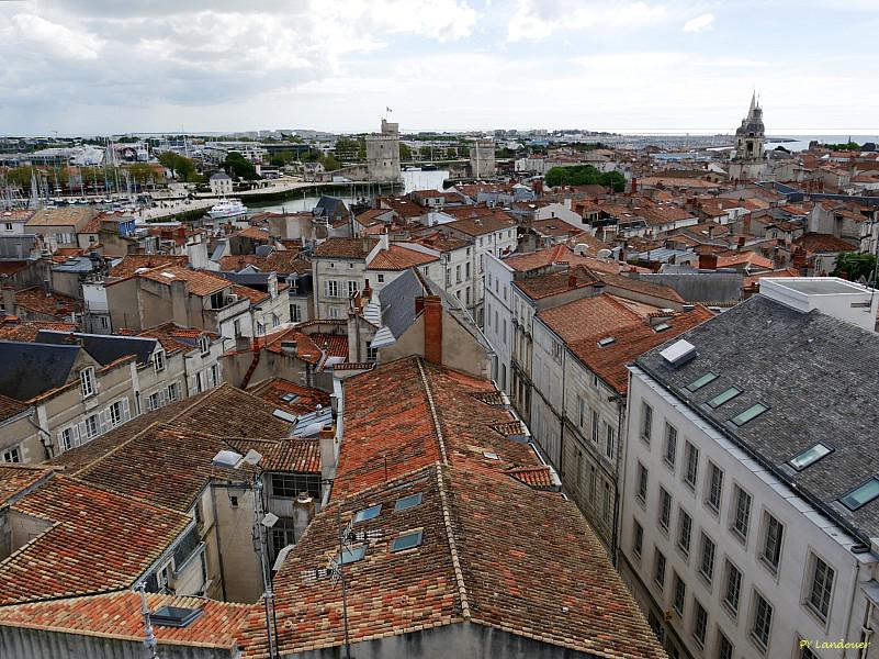 La Rochelle vu d'en haut, H&ocirc;tel de Ville, vues depuis la grue