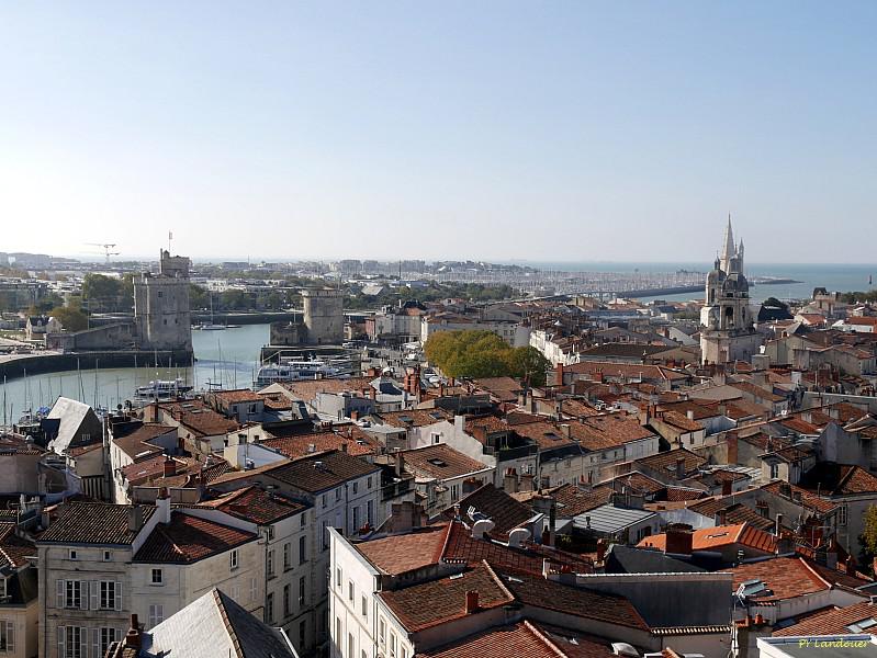 La Rochelle vu d'en haut, H&ocirc;tel de Ville, vues depuis la grue