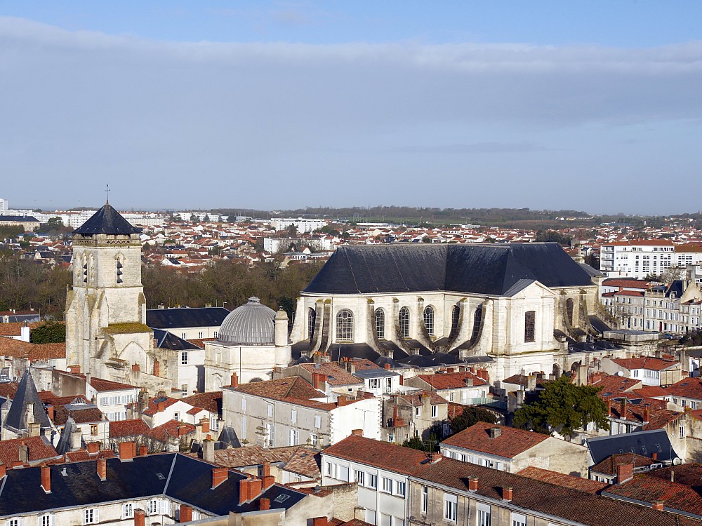 La Rochelle vu d'en haut, H&ocirc;tel de Ville, vues depuis la grue