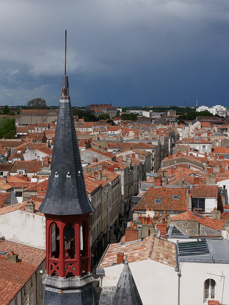 La Rochelle vu d'en haut, H&ocirc;tel de Ville, vues depuis la grue
