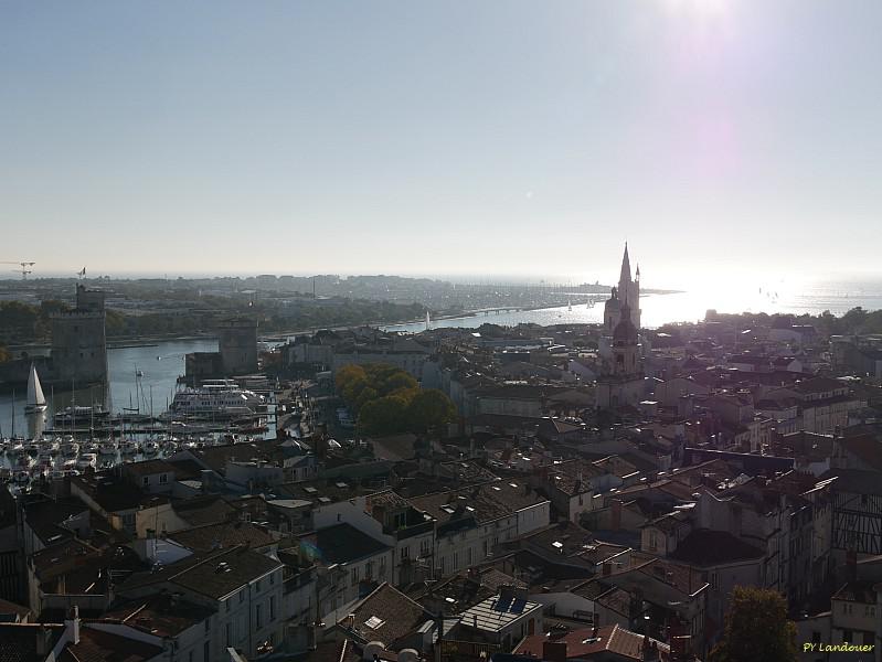 La Rochelle vu d'en haut, H&ocirc;tel de Ville, vues depuis la grue