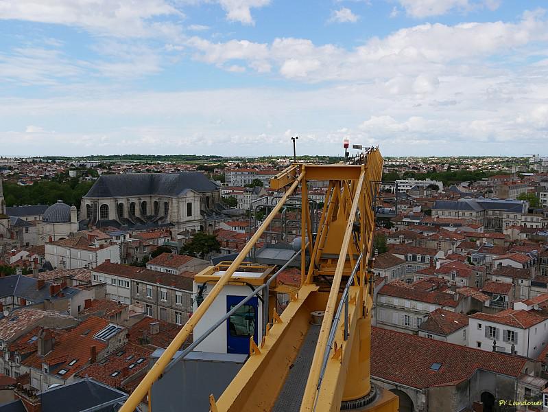 La Rochelle vu d'en haut, H&ocirc;tel de Ville, vues depuis la grue