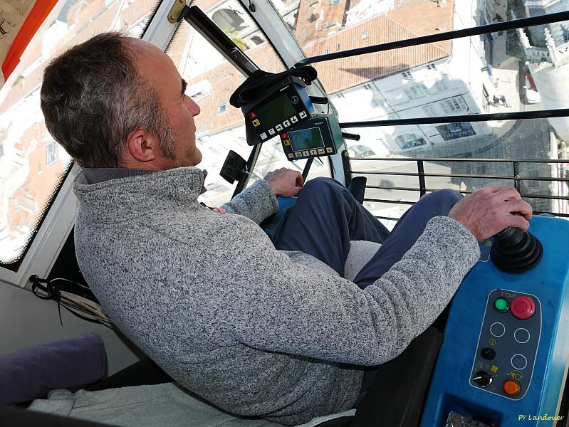 La Rochelle vu d'en haut, H&ocirc;tel de Ville, vues depuis la grue