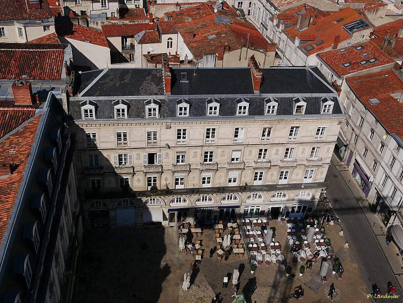 La Rochelle vu d'en haut, H&ocirc;tel de Ville, vues depuis la grue