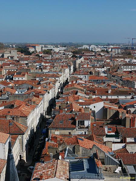 La Rochelle vu d'en haut, H&ocirc;tel de Ville, vues depuis la grue