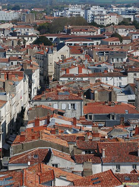 La Rochelle vu d'en haut, H&ocirc;tel de Ville, vues depuis la grue