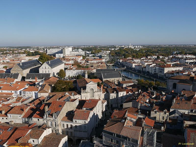 La Rochelle vu d'en haut, H&ocirc;tel de Ville, vues depuis la grue