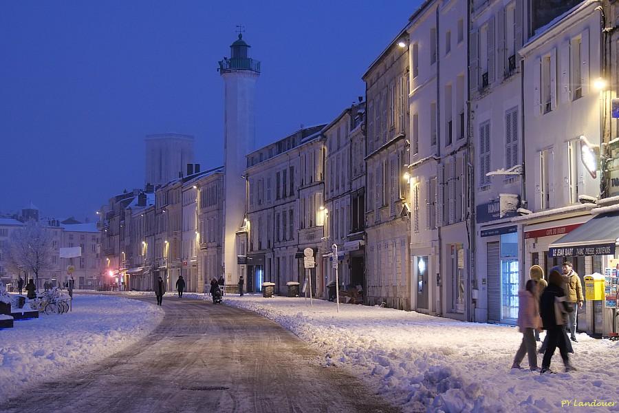 La Rochelle vu d'en haut, Neige, 6 janvier 2026