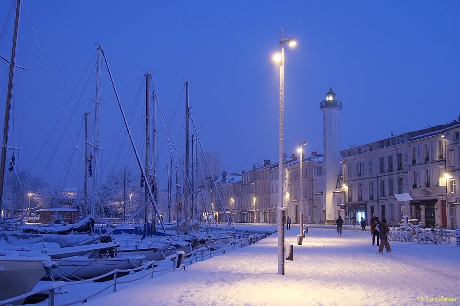 La Rochelle vu d'en haut, Neige, 6 janvier 2026