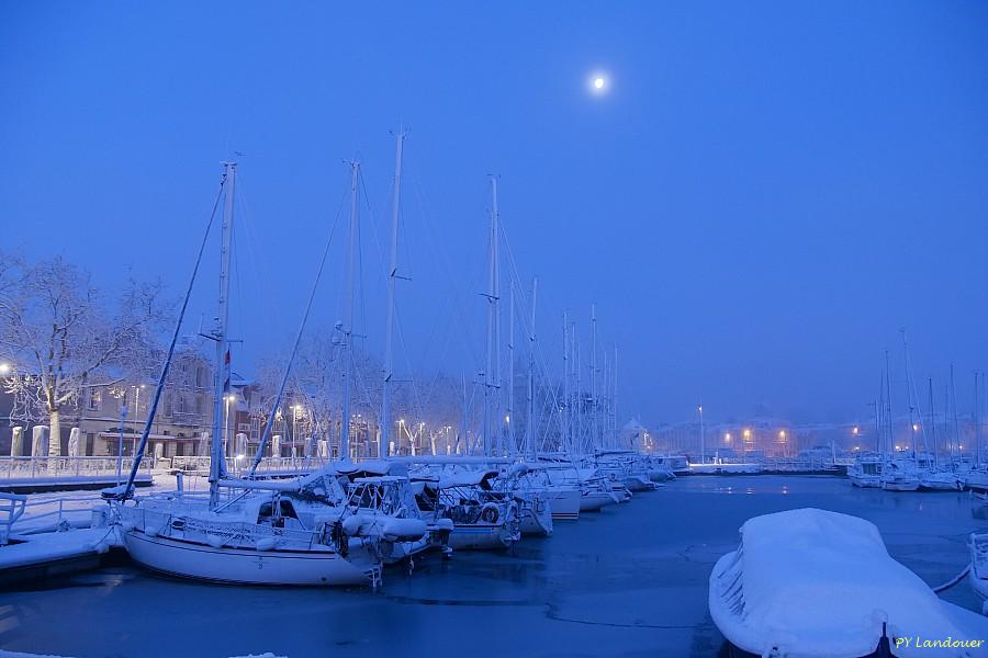 La Rochelle vu d'en haut, Neige, 6 janvier 2026