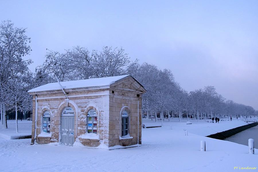 La Rochelle vu d'en haut, Neige, 6 janvier 2026