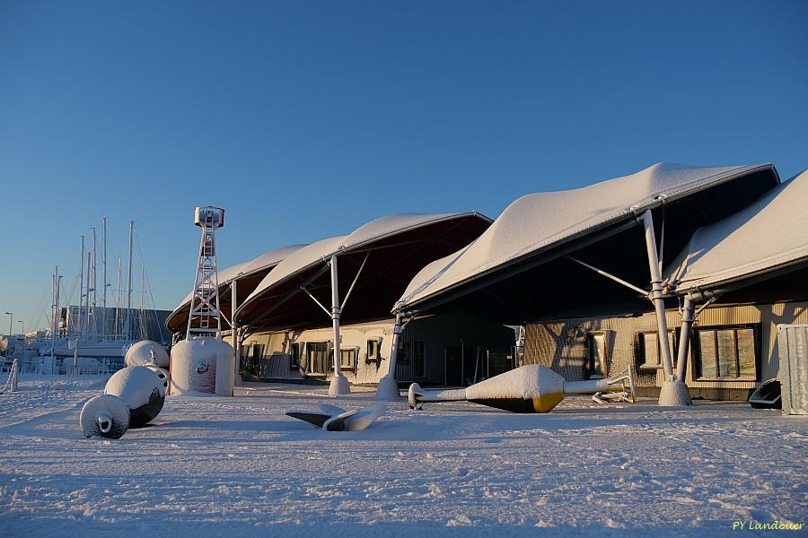 La Rochelle vu d'en haut, Neige, 6 janvier 2026