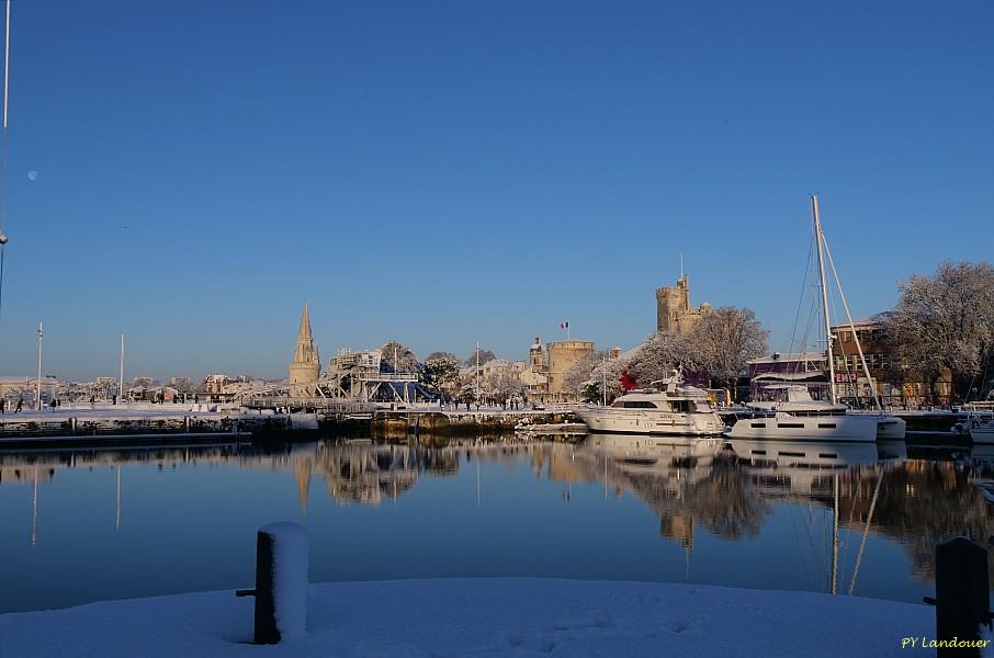 La Rochelle vu d'en haut, Neige, 6 janvier 2026
