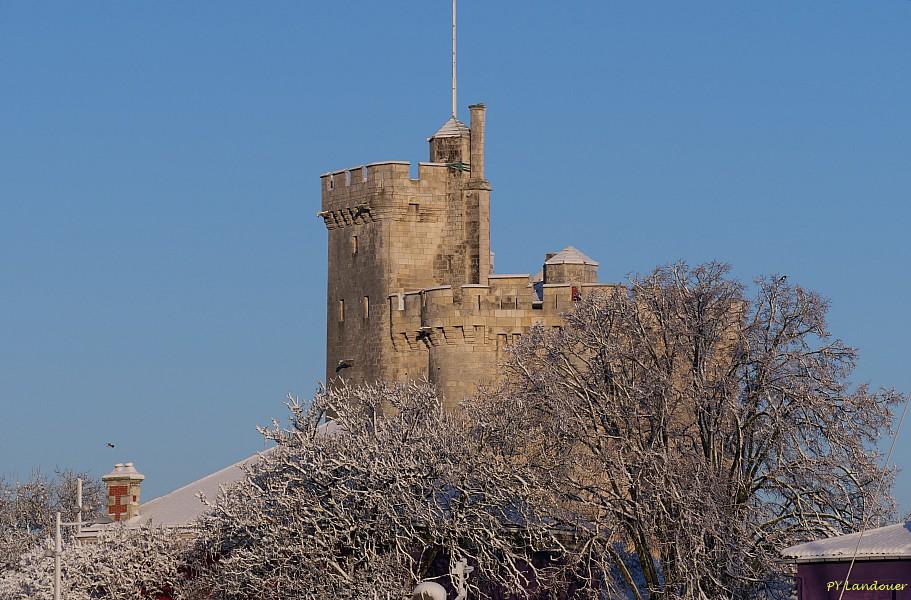 La Rochelle vu d'en haut, Neige, 6 janvier 2026
