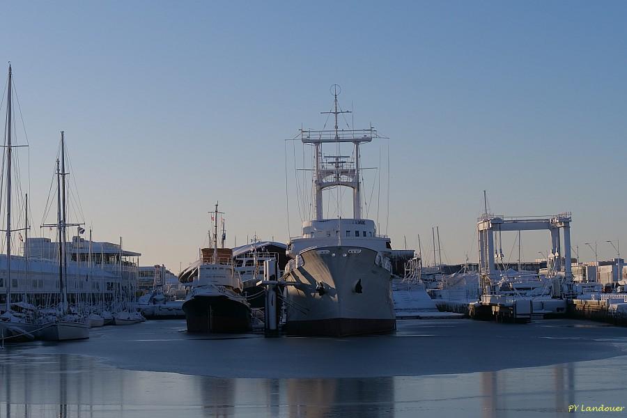 La Rochelle vu d'en haut, Neige, 6 janvier 2026
