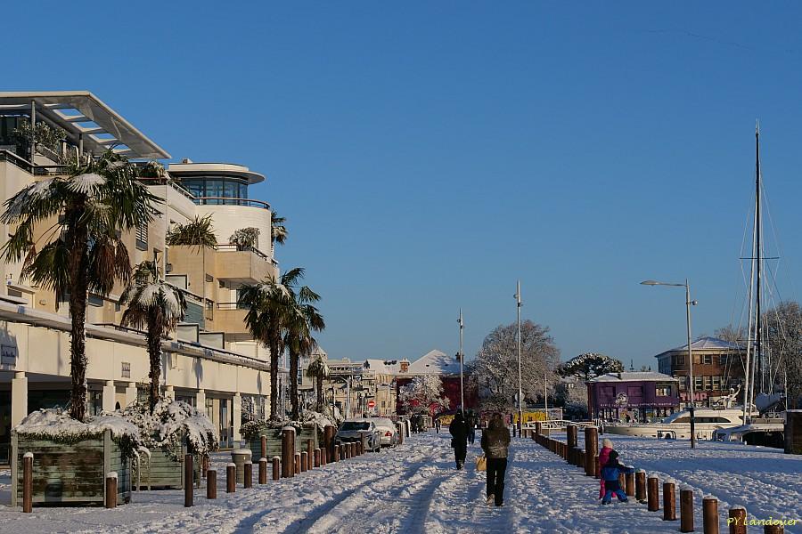 La Rochelle vu d'en haut, Neige, 6 janvier 2026
