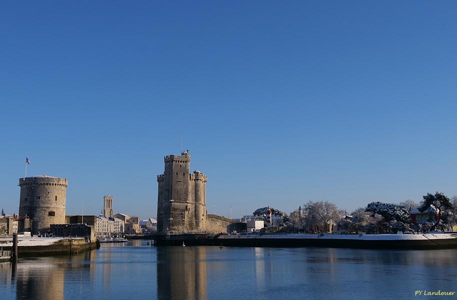 La Rochelle vu d'en haut, Neige, 6 janvier 2026