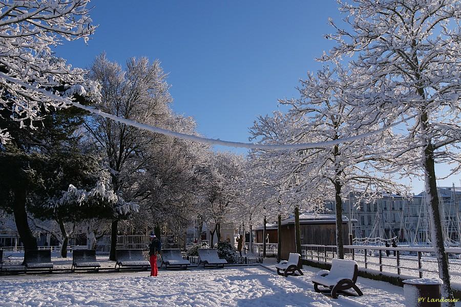 La Rochelle vu d'en haut, Neige, 6 janvier 2026