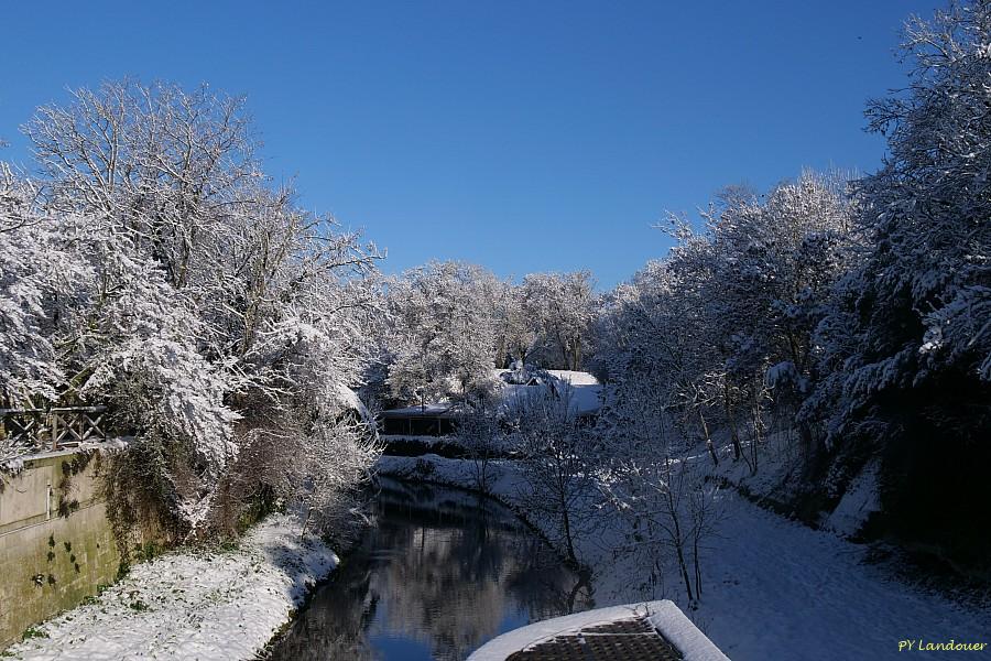 La Rochelle vu d'en haut, Neige, 6 janvier 2026
