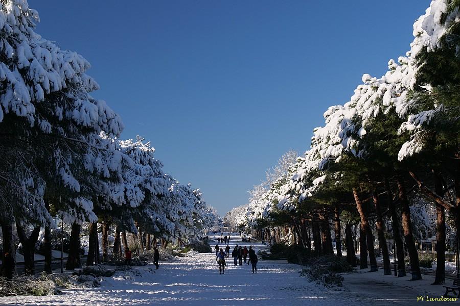 La Rochelle vu d'en haut, Neige, 6 janvier 2026