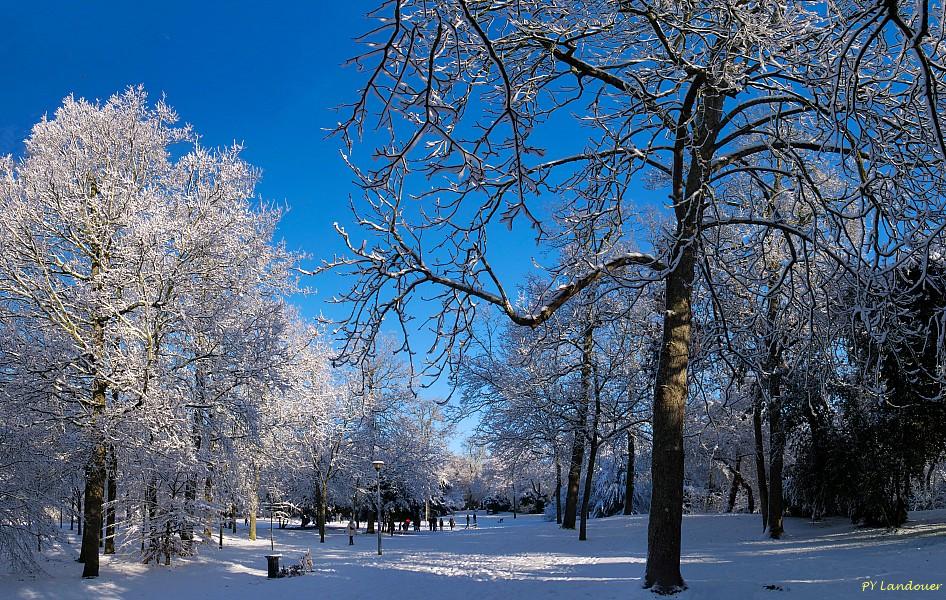 La Rochelle vu d'en haut, Neige, 6 janvier 2026