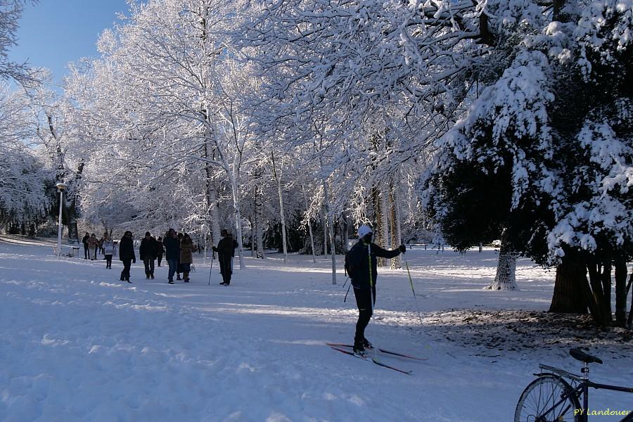La Rochelle vu d'en haut, Neige, 6 janvier 2026