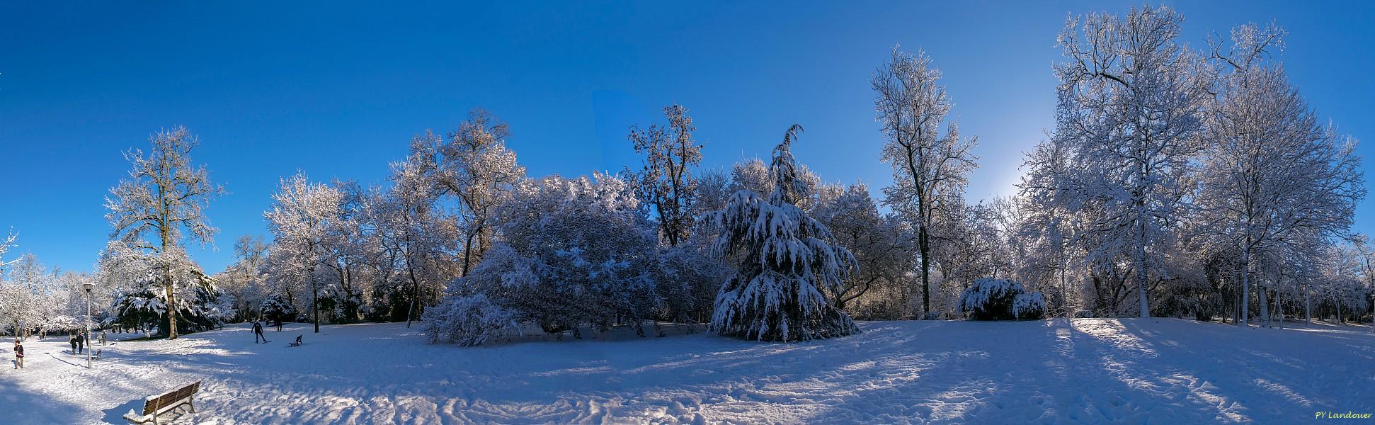 La Rochelle vu d'en haut, Neige, 6 janvier 2026