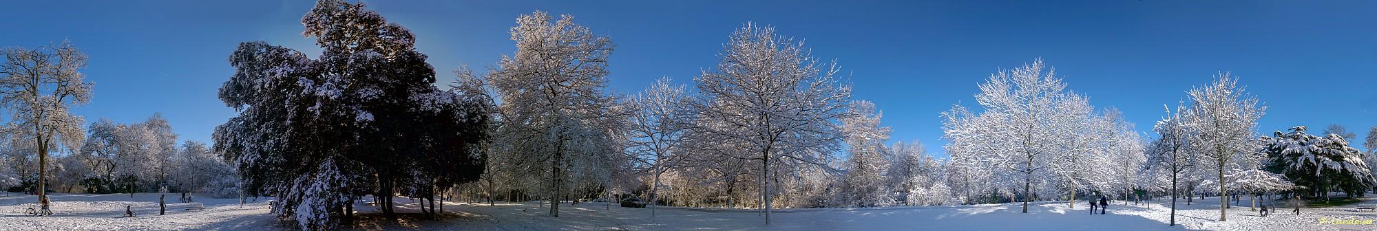 La Rochelle vu d'en haut, Neige, 6 janvier 2026