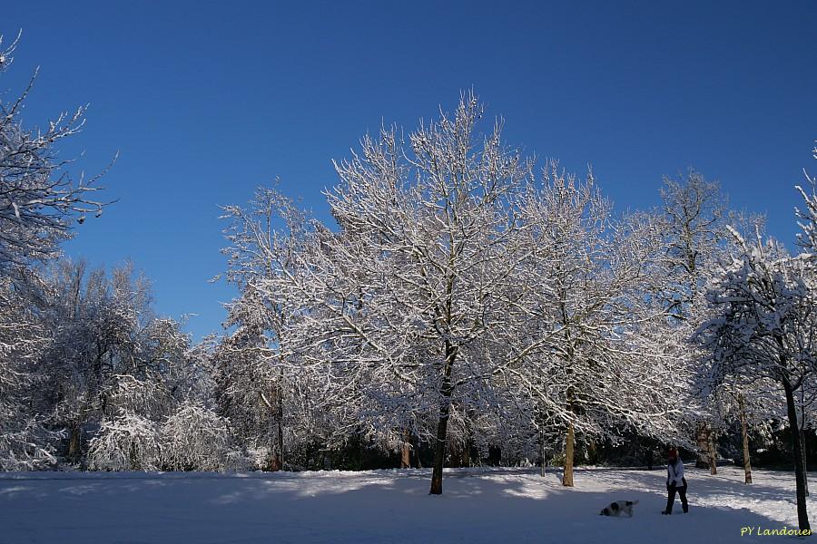 La Rochelle vu d'en haut, Neige, 6 janvier 2026