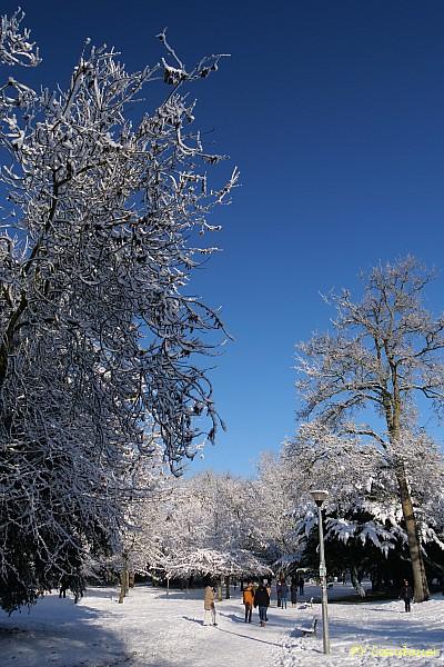 La Rochelle vu d'en haut, Neige, 6 janvier 2026