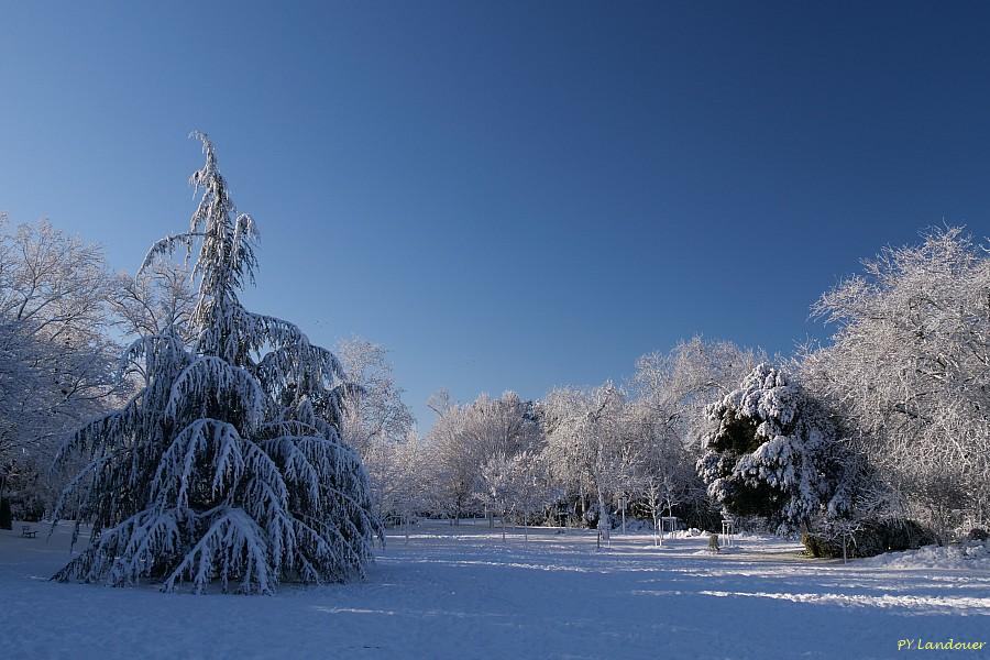 La Rochelle vu d'en haut, Neige, 6 janvier 2026