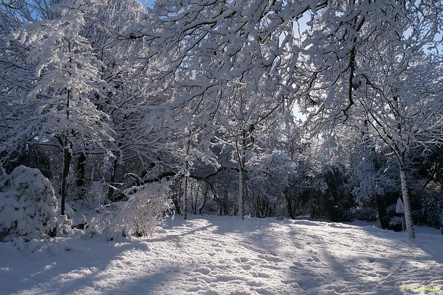 La Rochelle vu d'en haut, Neige, 6 janvier 2026