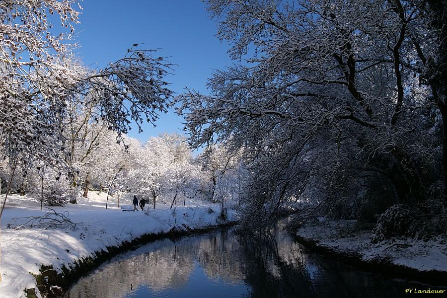 La Rochelle vu d'en haut, Neige, 6 janvier 2026