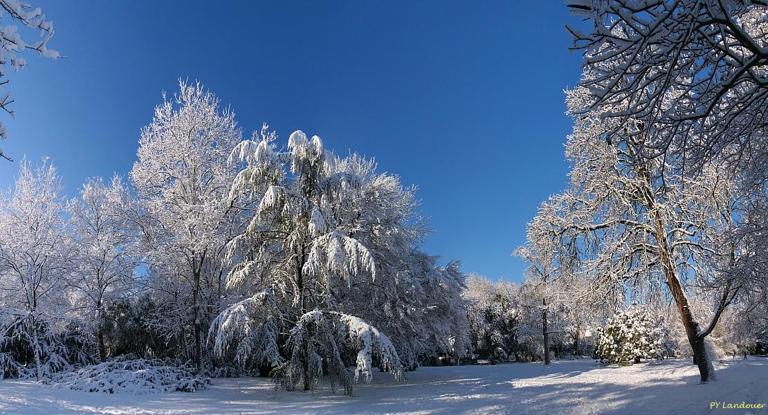 La Rochelle vu d'en haut, Neige, 6 janvier 2026