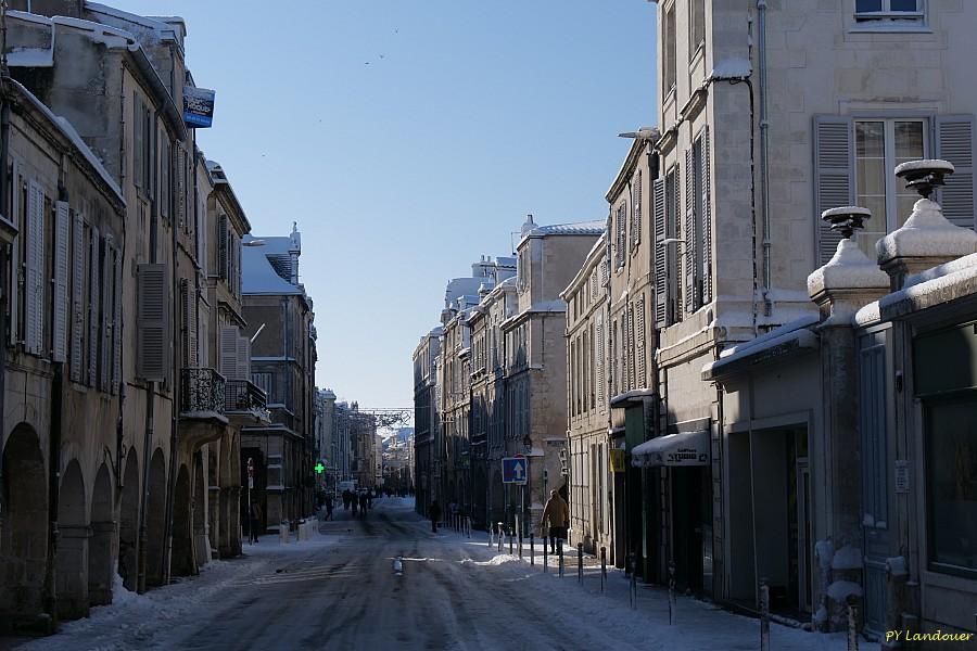 La Rochelle vu d'en haut, Neige, 6 janvier 2026
