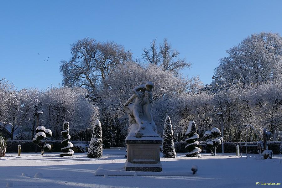 La Rochelle vu d'en haut, Neige, 6 janvier 2026