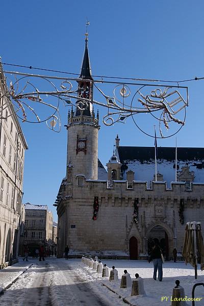 La Rochelle vu d'en haut, Neige, 6 janvier 2026